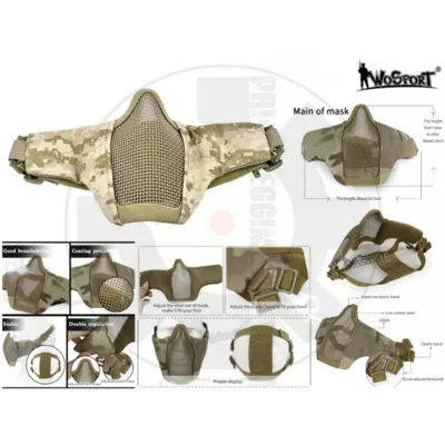 Maschera a Rete Imbottita - Wosport