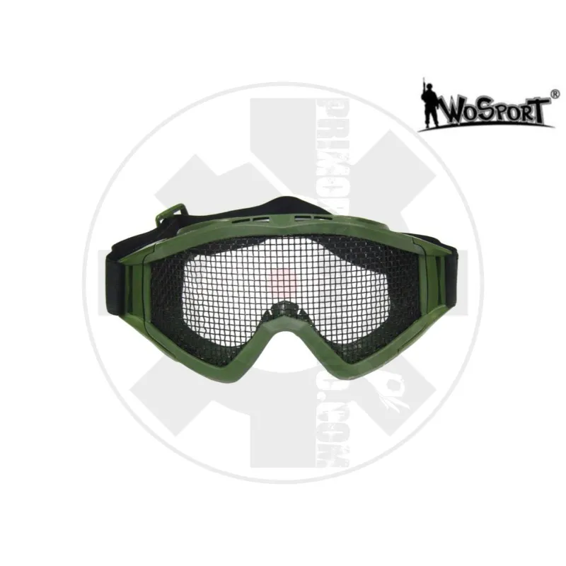 Wosport Maschera a Rete Larga · Verde / OD