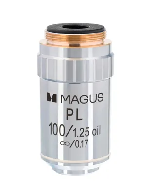 Objetivo Plano Corregido al Infinito MP100 OIL 100x/1,25 ∞/0,17 - MAGUS