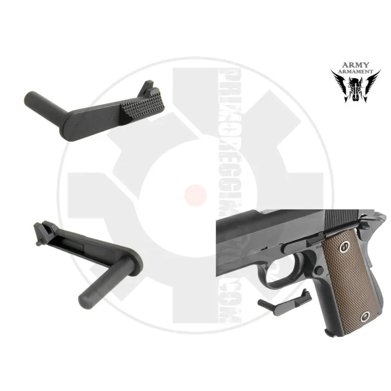 Army Armament 1911 Hold Open Lever · Negro