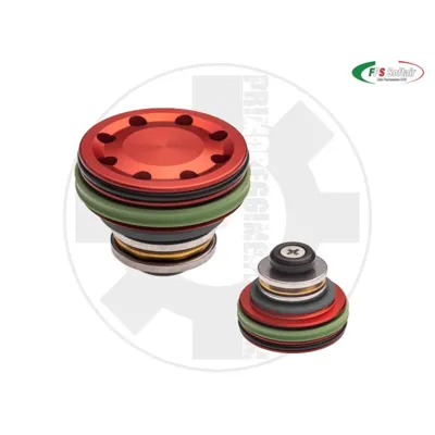 Testa Pistone Ergal Doppio O-Ring Alta Velocità - FPS Airsoft