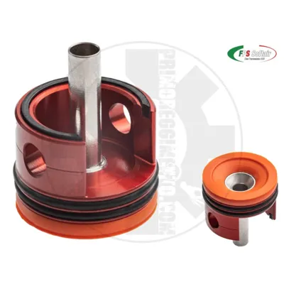 Testa Cilindro V2 in Ergal Doppio Oring 70 Gradi - FPS Airsoft
