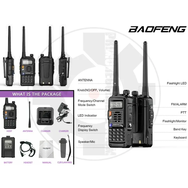 Baofeng Radio UVS9 - Già Programmata