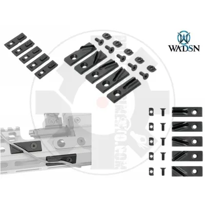 5x set M-LOK / Keymod panel for cable management - WADSN