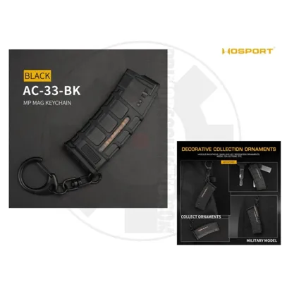 Portachiavi Caricatore PMAG con Moschettone - WOSPORT