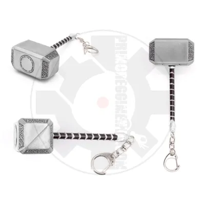 Mjolnir Metal Keychain - vario