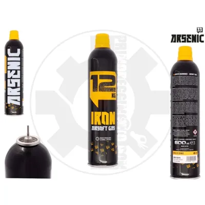 Iron Gas 12 Bar 175 Psi - 600MLCON Silicone - Arsenic