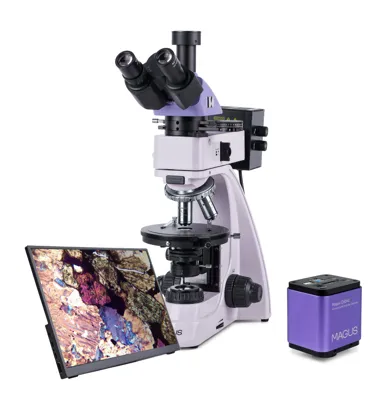 Microscopio Polarizador Digital Pol D850 LCD - MAGUS