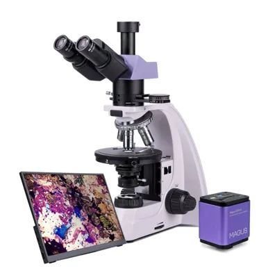 Microscopio Polarizador Digital Pol D800 LCD - MAGUS