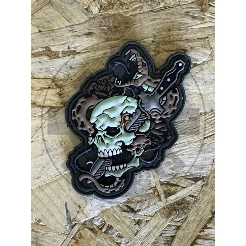 TheTower Company Skull Snake Patch