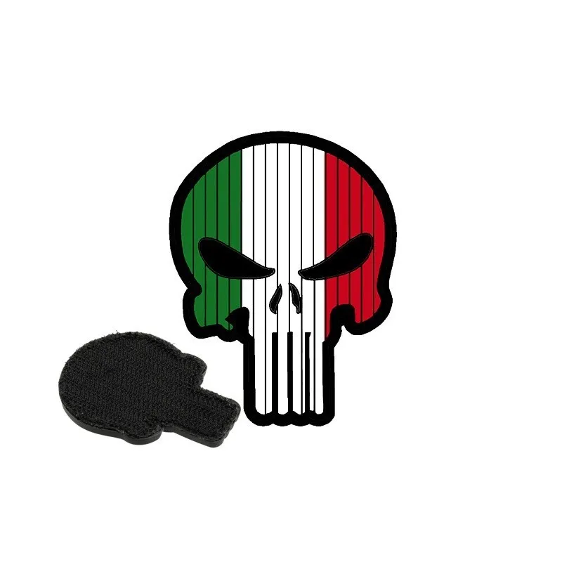8Fields Punisher Flag Skull Italy PVC Patch