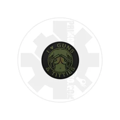 I Love Guns & Titties - PATCH - FMA Airsoft