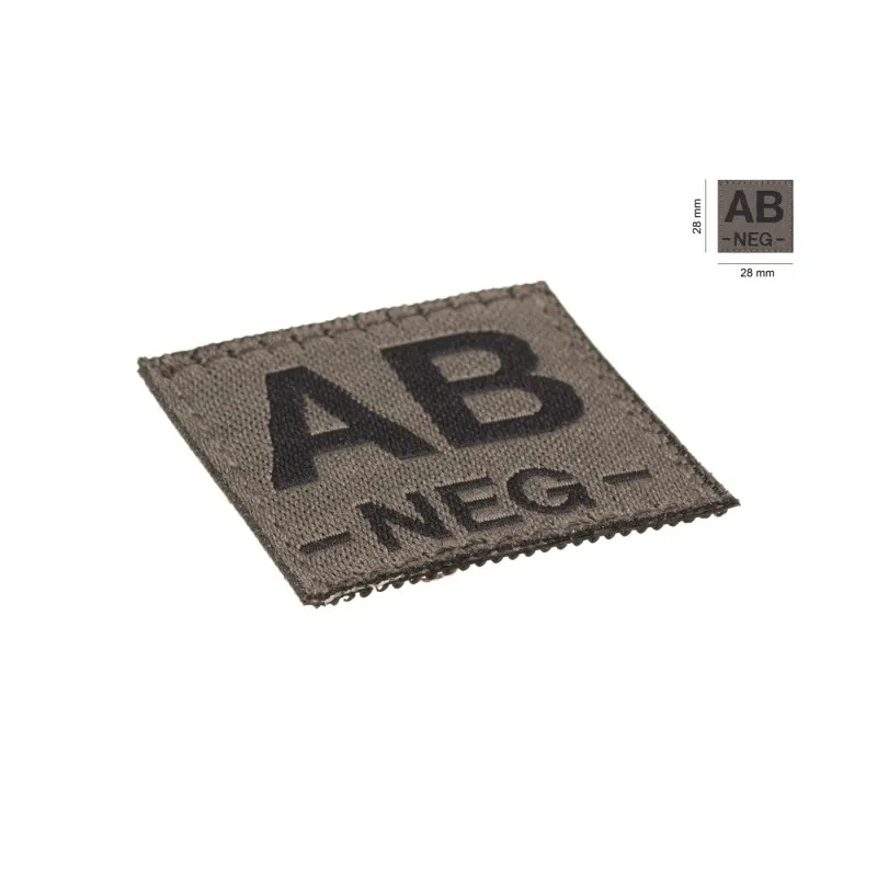 Claw Gear AB NEG Woven Bloodtype Patch
