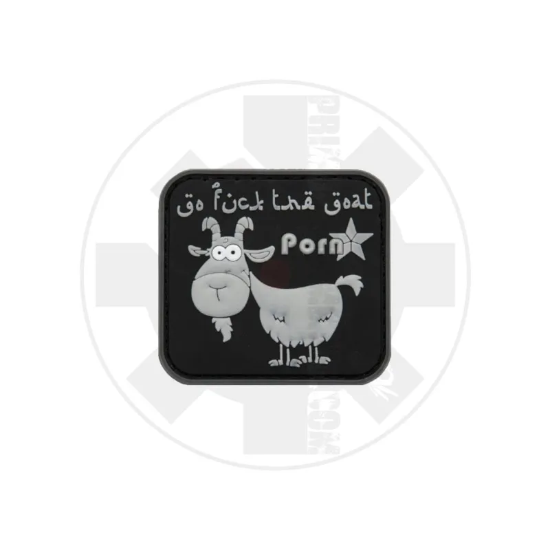 Porn Goat Patch · Negro