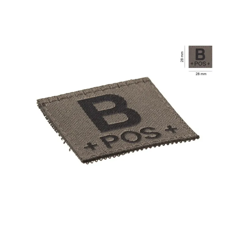Claw Gear B POS Woven Bloodtype Patch