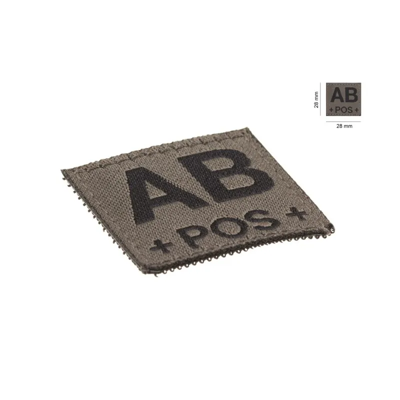 Claw Gear AB POS Woven Bloodtype Patch