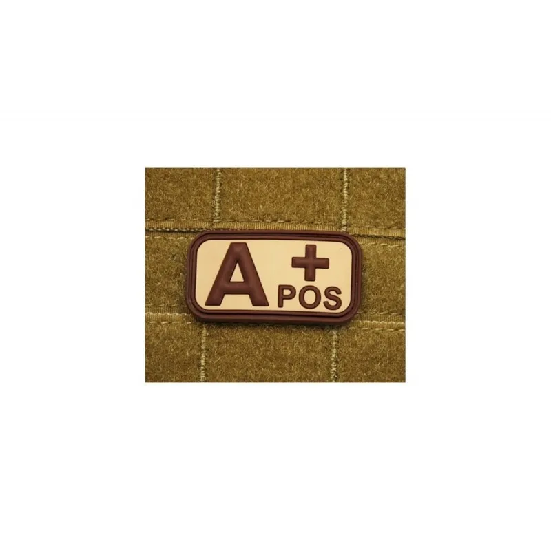 vario A POS Rubber Bloodtype Patch · Tan / FDE