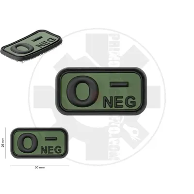 0 NEG Rubber Bloodtype Patch - vario