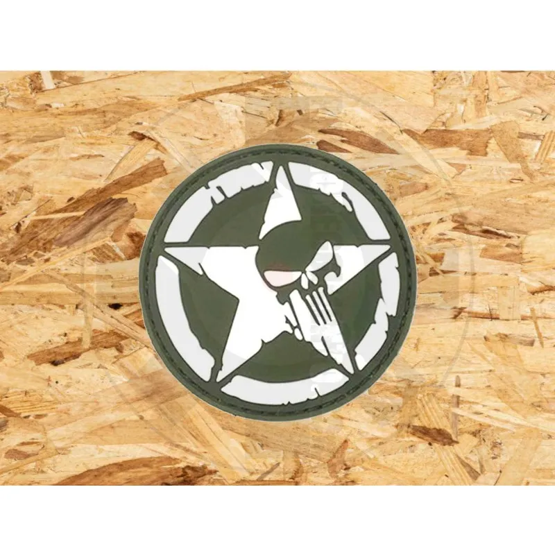 vario Punisher Star Patch · Verde / OD