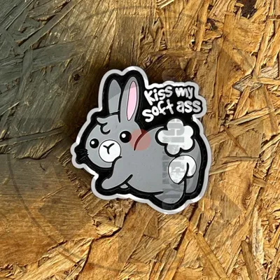 Kiss My Soft Ass - Bunny - Patch - TheTower Company