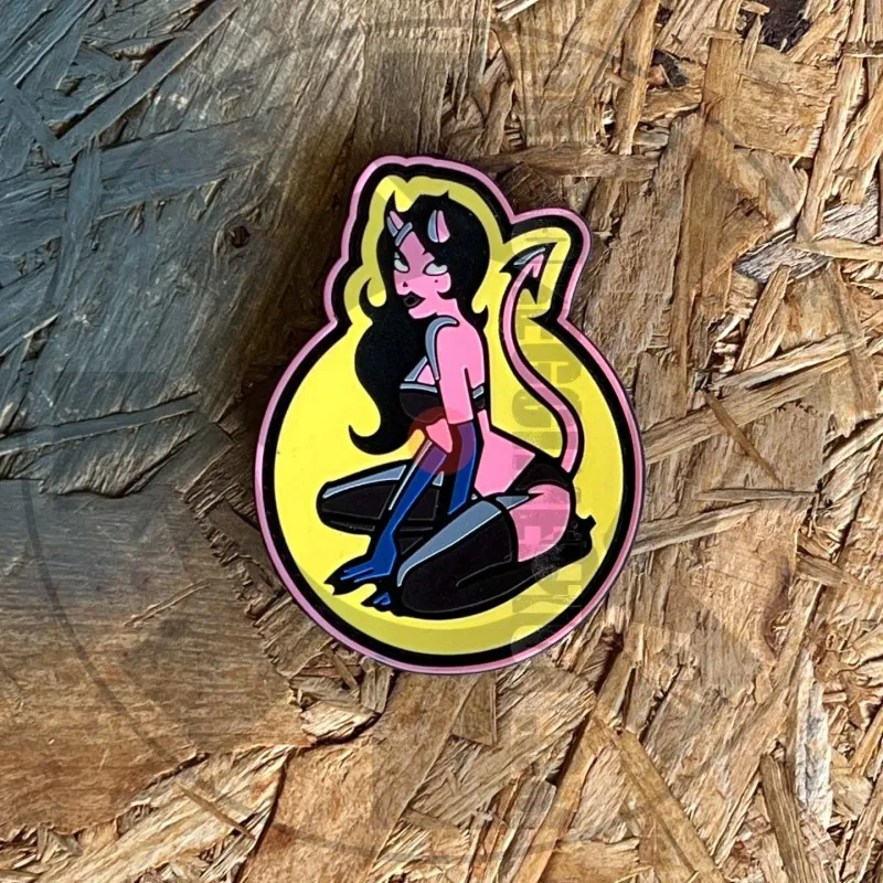 TheTower Company Devil Pin-Up - Patch