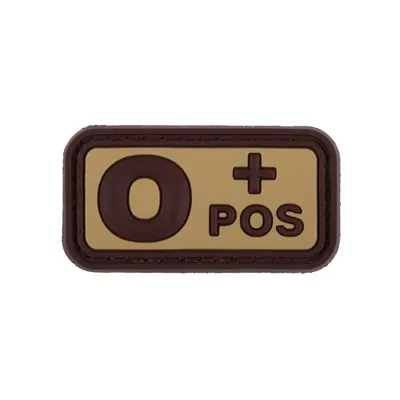 0 POS Rubber Bloodtype Patch - vario