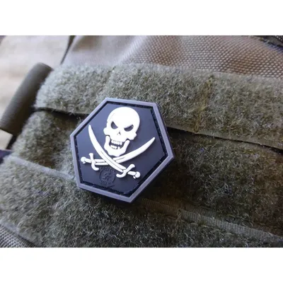 No Fear Pirate Rubber Patch SWAT - JTG