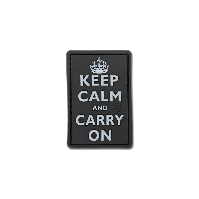 JTG Keep Calm Rubber Patch SWAT