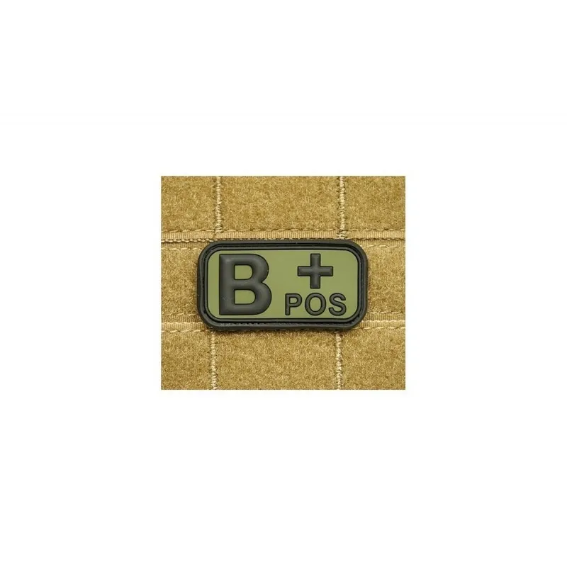 vario B Pos Rubber Bloodtype Patch · Verde / OD