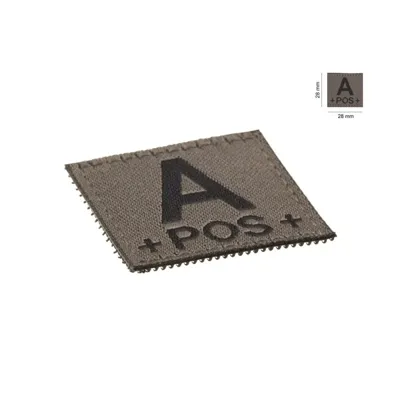 A POS Woven Bloodtype Patch - Claw Gear