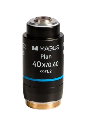 Objetivo 40PL60V Plan 40Х/0,60 ∞/1,2 H60 mm - MAGUS