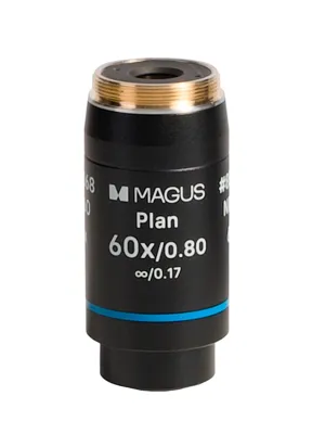 Objetivo 60PL60 Plan 60Х/0,80 ∞/0,17 H60 mm - MAGUS