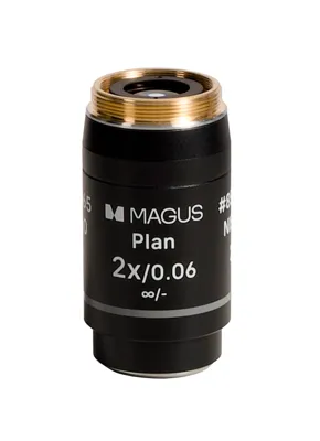 Objetivo 2PL60 Plan 2Х/0,06 ∞/- H60 mm - MAGUS