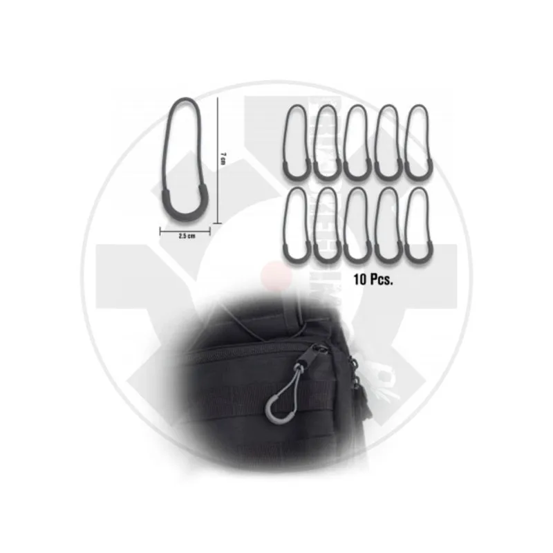 vario Zipper Puller 10-PACK · Gris