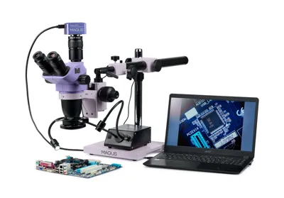 Estereomicroscopio Digital Stereo D8TR para Reparaciones Electrónicas - MAGUS