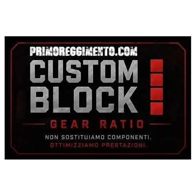 Custom Block IV – Gear Ratio - PRIMOREGGIMENTO.COM