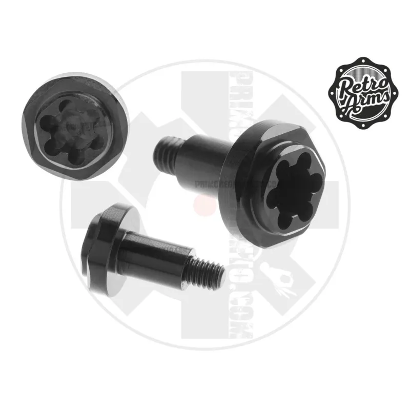 Retro Arms CNC Fire Selector Screw AK A · Negro