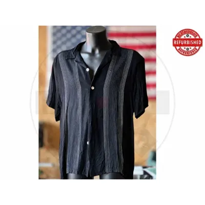 Camicia Bowling Righe Verticali XXL USATO - vario
