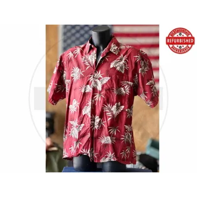 Camicia Hawaiana Rossa Palme XL USATO - vario