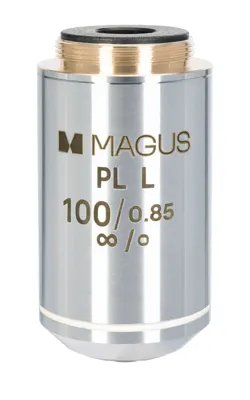 Objetivo 100PLL 100Х/0,85 Plan L WD 0,40 mm - MAGUS