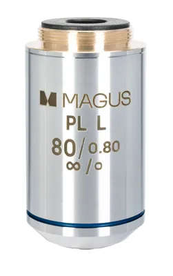 Objetivo 80PLL 80Х/0,80 Plan L WD 1,25 mm - MAGUS