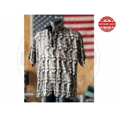 Camicia Hawaiana Geometrica L USATO - vario