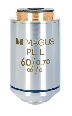 Objetivo 60PLL 60Х/0,70 Plan L WD 2,08 mm - MAGUS