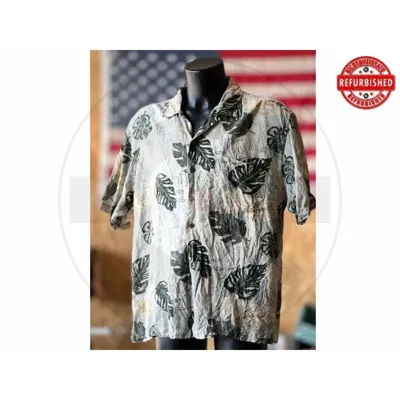 Camicia Hawaiana Foglie XL USATO - vario