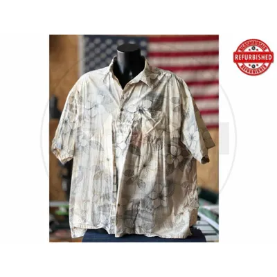 Camicia Hawaiana Fiori e Palme 4XL USATO - vario
