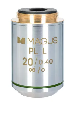 Objetivo 20PLL 20Х/0,40 Plan L WD 8,80 mm - MAGUS
