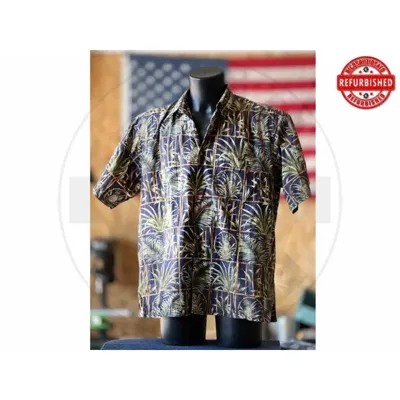 Camicia Hawaiana Ananas Blu Cooke Street L USATO - vario
