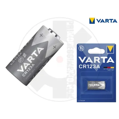 CR123 Batteria Litio (LI-MNO2) 3 Volt - Varta