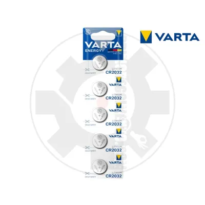 Blister 5 Pz. CR2032 3V 230mAh Primary Lithium Battery - Varta