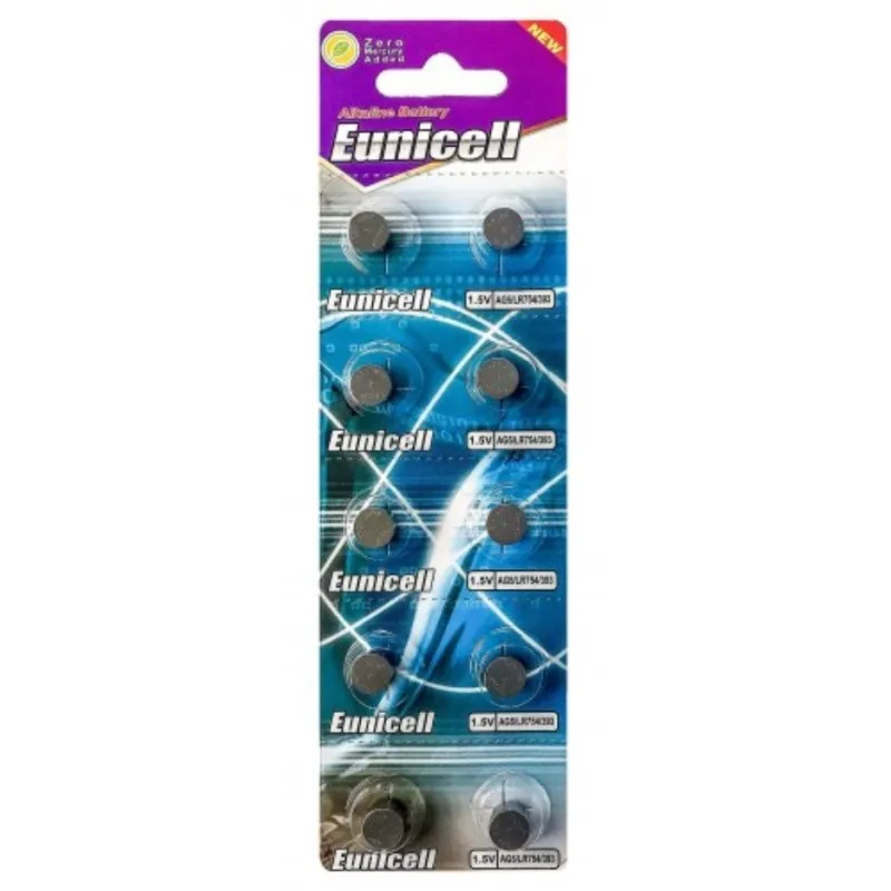 Eunicell Blister 10PZ AG5 / LR754 / 393
